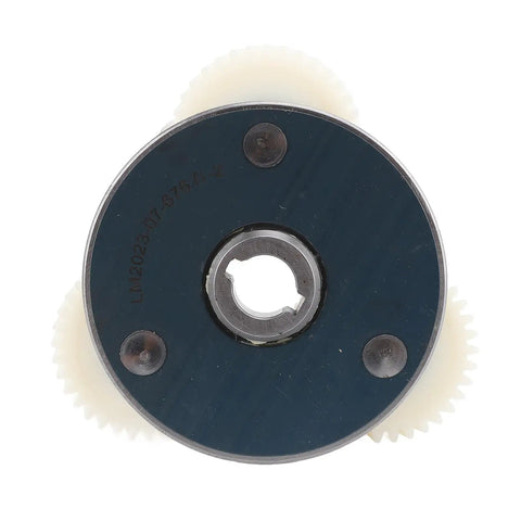 Electric Motor Gear Clutch Kit For 500 To 750W Motors, top view of 3 Nylon 36T gears and 88mm steel core clutch assembly