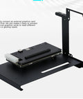 Premium Usb4 Egpu Enclosure With Pcie 16x Slot And Atx Power Interface showing a black metal housing for external GPU setup.