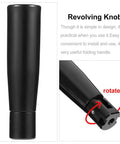 Heavy Duty Black Bakelite Folding Swivel Crank Handle For Machines with Revolving Knob and foldable design for easy use.