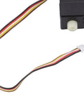 Beefed Up 17G RC Car Servo Motor With Tough Metal And Plastic Gears For A Quick No Fuss Swap, black wire connection.