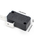 2 Pack Micro Switch With Pin Plunger Snap Action, 25A At 250VAC, Replacement For Home Appliances Like Air Fryers, Power Tools And Industrial Control Systems, Compatible With V7-1Z29E9