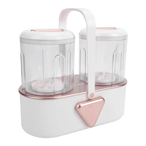 Portable Cordless Underwear Washing Machine With Built In 4000 Mah Battery For Ultrasonic Scrubbing, dual chamber design.