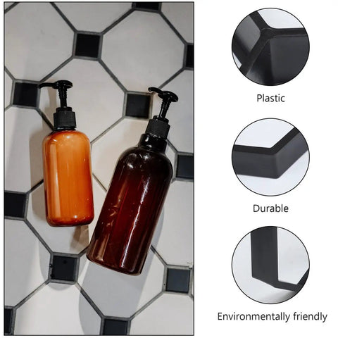 Hexagonal Concrete Molds For Pavers And Stepping Stones Reusable Flexible Walkway Molds on a tiled surface with plastic bottles