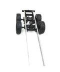 Front view of WPL Compatible Tire Kit For B36 B36K B36KIT 44577 Rigs Unassembled Wheel And Tire Set DIY RC Car Spare Parts Upgrade