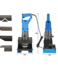 4 In 1 Portable Electric Hydraulic Crimping And Cutting Tool For Steel with various cutting blades for precise work.