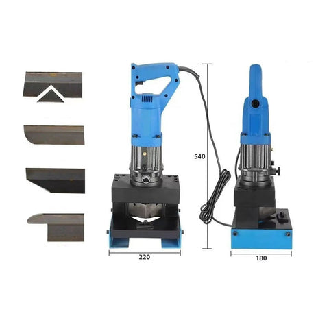 4 In 1 Portable Electric Hydraulic Crimping And Cutting Tool For Steel with various cutting blades for precise work.