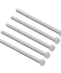 Hella Tough M6 X 110mm Hex Bolts Forged From 304 Stainless Steel Top Shelf Hexagon Fasteners 5 Pack close-up showing five durable hex bolts.