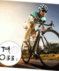 Badass Adjustable Disc Brake Kit For Mountain Bikes Featuring Rear Mechanical Alloy Caliper Thick Semi Metallic Pads And High Grade Steel Cables for cycling.