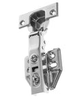 Rock Solid Stainless Steel Concealed Cabinet Hinges With Slick Silent Soft Close Self Closing Design For Kitchen Cupboards, close-up view.