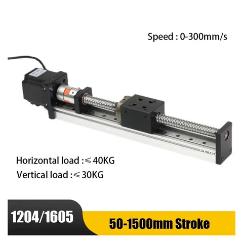Top Shelf CNC Linear Guide Shaft Actuator With Smooth Slide Table Rail Motion Module For Scientific Research And Commercial Workshops, 300mm/s speed.