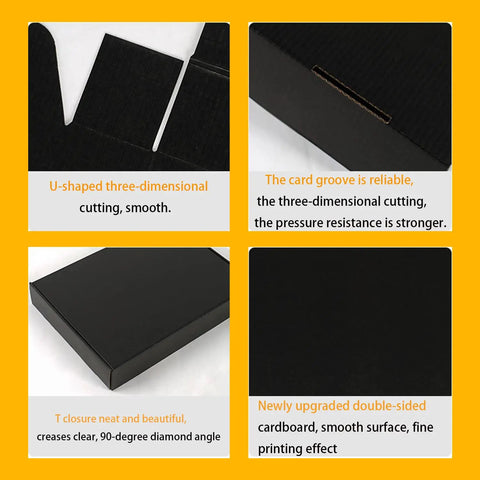 Grey Cardboard Shipping Boxes Pack Of 20 Lightweight Corrugated Mailer Boxes corrugated structure details