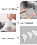 240 Pack Invisible Adhesive Shirt Collar Stays in hand, easy to apply for crisp collars, lightweight design for all-day wear.