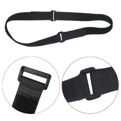 16 Pack 18 Inch Hook And Loop Nylon Cable Ties Reusable Black Straps With D Ring Buckle for cable management