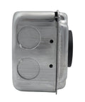 Built Like A Tank 50 Amp Power Outlet Receptacle Nema 14 50R four prong socket showing galvanized steel housing and mounting holes.