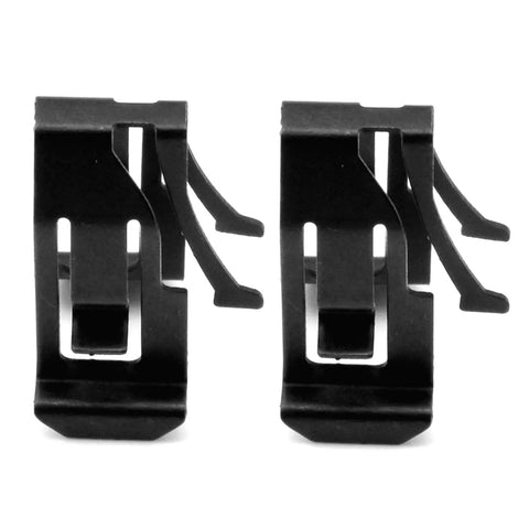 Sun Visor Clip Retainer Brackets Kit Two Pack For Toyota Crown Reiz Prado RAV4 Camry Interior Right And Left Roof Sun Shield Fix Buckle Replacement Set Direct Replacement For Damaged Clips Durable Aluminum Construction Heat Resistant And Easy Install