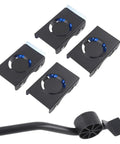 Get These Heavy Duty Furniture Lifters And Dolly Movers To Easily Shlump Your Sofa And Washer Without The Back Pain Or Sweat, 5-piece metal set.