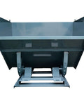 Job Site Ready Medium Duty Self Dumping Forklift Hopper With Two Cubic Yards Capacity, front view showcasing heavy-duty construction.