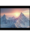 Slick Esp32-S3 Maker Board With A Smooth 3.5 Inch Ips Capacitive Touchscreen displaying snowy mountain landscape at sunset.