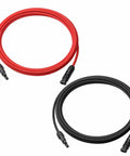 Solar Extension Cable Set 6 Feet 10AWG With Male And Female Connectors Red And Black Dual Color Solar Panel Wire Adaptor Kit