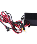 Wiring harness for Rock Solid 4000lb Electric Winch with heavy duty cables and connectors for vehicles and off-road use.