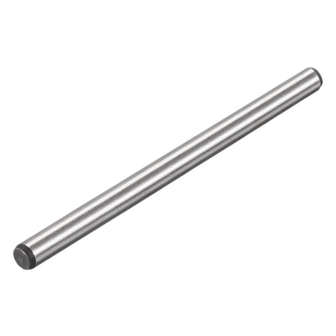 One Eighth Inch By Two Inch Dowel Pins For Precision Alignment, Heat Treated Alloy Steel With Bright Finish, side view