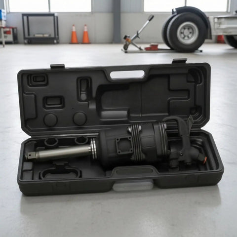 Heavy Duty Pneumatic Impact Wrench With Comfort Grip High Torque Air Ratchet Power Tool For Shop Cats And Garage Pros Looking For A Badass Workhorse That Gets It Done