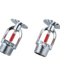 Five Pack Pro Grade Brass Pendent Fire Sprinkler Head 1 2 Inch DN15 heat activated sprinkler heads for emergency safety.