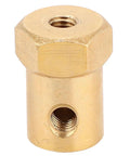 Brass motor coupling for 65Mm Encoder Gear Motor Kit With Mounting Bracket For Smart Car Robots, DIY Robotic Setup