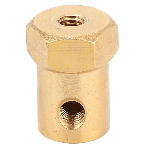 Brass motor coupling for 65Mm Encoder Gear Motor Kit With Mounting Bracket For Smart Car Robots, DIY Robotic Setup