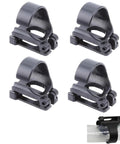 Universal 27mm Snorkel Clip And Holder Set For Scuba Diving Durable Plastic Snorkel Retainer And Air Tube Keeper, 4 pack