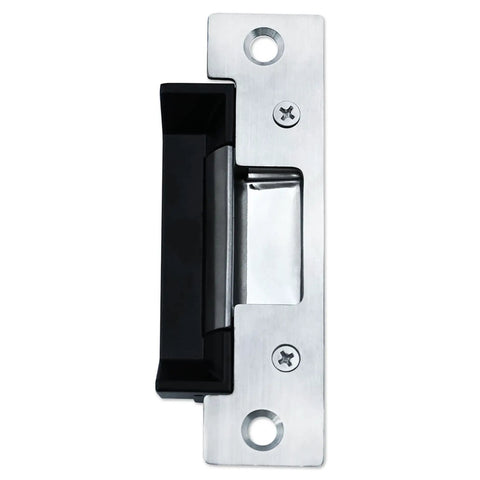 Heavy Duty Electric Strike For Latchbolt Locks Dual Voltage 0.5 To 0.625 Inch Bolt Compatible With Hes 5000C 630 shown vertically