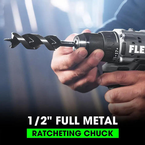 Close-up of 24V Brushless Cordless Drill Driver Kit With One Half Inch Chuck, 650 In Lbs Torque, 2 Speed, Compact Powerhouse