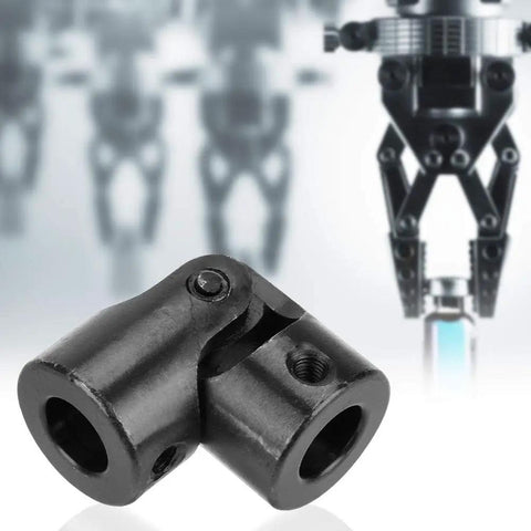 Hardcore Metal Universal Joint Coupler Runs Slick On Inclined Shafts For Model Ships Robotics And Custom Drivelines Built Tough As Nails To Handle High Torque Rotary Motion Without Any Extra Fuss, heavy steel design