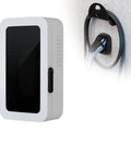 Tough As Nails Outdoor EV Charger Enclosure Wall Box Featuring Secure Combo Lock and Weatherproof Clear Window, mounted on wall.