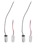 Micro Brush DC Motors Kit, 4 Pack, 3.7V 44k RPM High Speed Tiny 10x20mm Motors for Robots, Steering Gears, and Drones