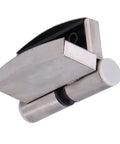 Stainless Steel Hydraulic Door Hinge Set For Right Opening Interior Doors 2 Pack 8.6 X 7.2 Cm Gravity Closing with Rubber Pad, heavy duty hinge.