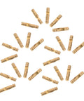 Hidden Brass Barrel Hinges For Jewelry Boxes And Cabinets, 25 Piece Concealed Cylinder Box Hinges
