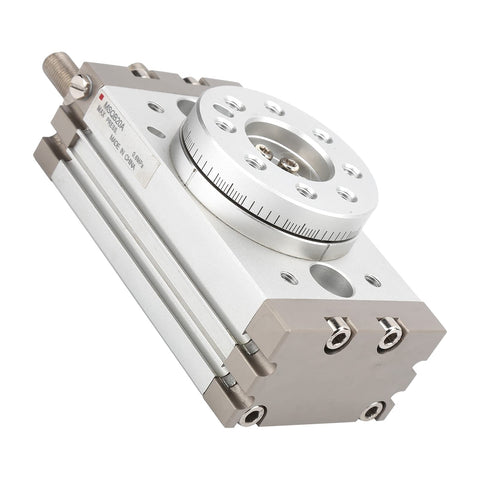 Heavy Duty Rack And Pinion Pneumatic Rotary Actuator Double Acting Air Cylinder Bore With Roller Bearing Design And Built In Magnetic Ring