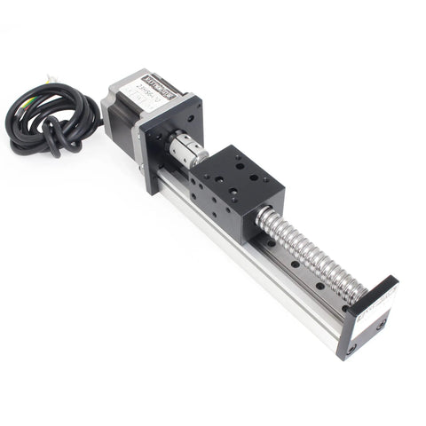 Heavy Duty 300mm Linear Stage Actuator With Square Slide Rail And 1605 Ballscrew Motorized XY XYZ CNC Linear Stage Table With Nema23 Stepper Motor