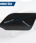 Front Bumper Tow Hook Cover For Nissan Rogue 2017 2018 2019 2020 CVT AWD FWD Hybrid, size dimensions 295mm x 168mm
