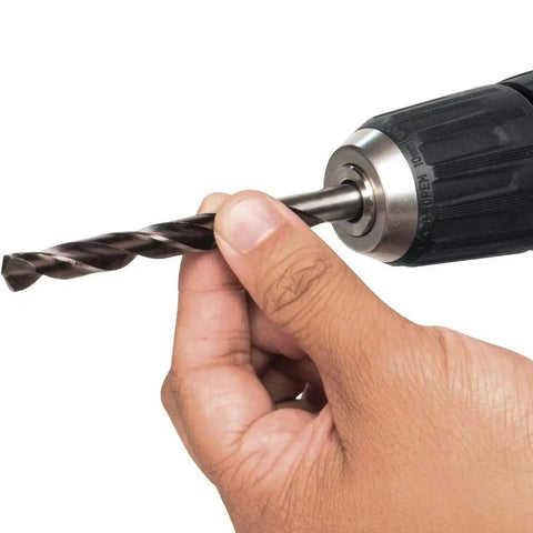 Killer Cordless Driver Drill Packing 12 Volt Max Brushless Power With Precision Chuck And Featherlight Frame For Snug Workspaces And Serious Grinds Daily, showing a hand holding a drill bit.