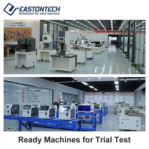 Heavy Duty Automatic Wire Stripping And Cutting Machine For 0.1 To 8Mm2 Cable on display in a professional testing environment.