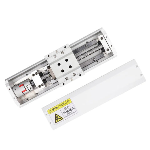 Precision Built Heavy Duty Electric Linear Stage Actuator Delivering Smooth 100mm Stroke Aviation Aluminum Body C7 Ball Screw with cover