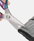 Heavy Duty Rose Gold Kitchen Shears Industrial Grade Stainless Steel Scissors cutting fabric with ergonomic handle