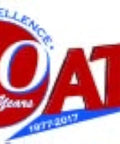 ATD 40th anniversary logo with text "Forty Years of Excellence" from 1977 to 2017 in red and blue colors.