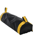 Hardcore Heavy Duty Vinyl Dock Seal Draft Blocker 36 Inch Wide Black With Ironclad Loop Anchors And Hassle Free Carry Handles