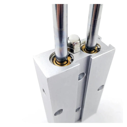 Compact Twin Rod Pneumatic Air Cylinder TN25 Series 25mm Bore Dual Action Double Acting With Long Stroke Options