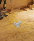 Beefy Zinc Alloy Glass Door Hinges For Shower Doors Bidirectional Pivot Hinge With Smooth Opening on wooden workbench