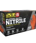 8 Mil Nitrile RDT Disposable Gloves Heavy Duty Oil And Grease Proof For Auto Shop With Raised Diamond Texture Grip Chemical