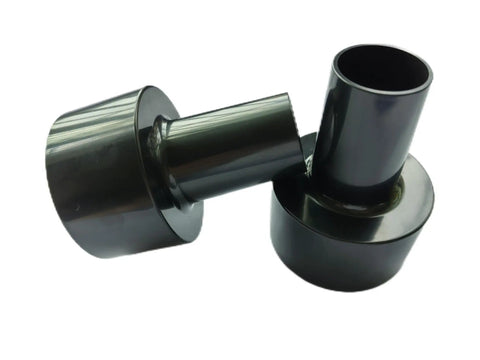 Two Pack Vacuum Hose Reducer Adapters 2.5 Inch To 1.25 Inch Universal Plastic Connector For Vacuum Cleaners Shop Vacs And Dust Collection Systems Easy Fit No Fuss All Purpose Performance.